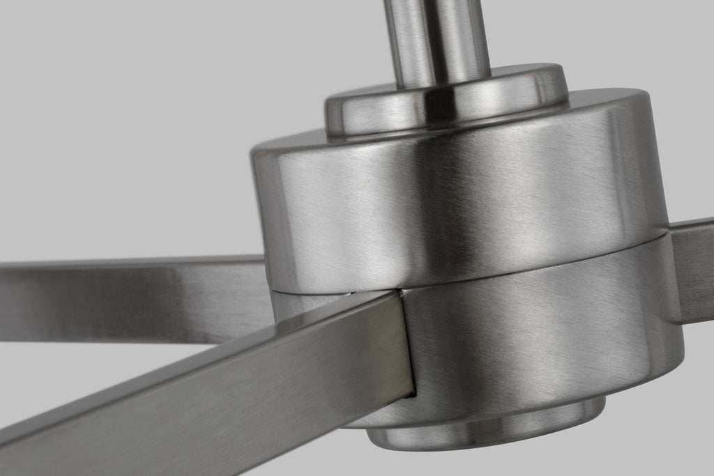 Fullton Semi Flush Mount | Brushed Nickel | No Shade Bulb(s) Included