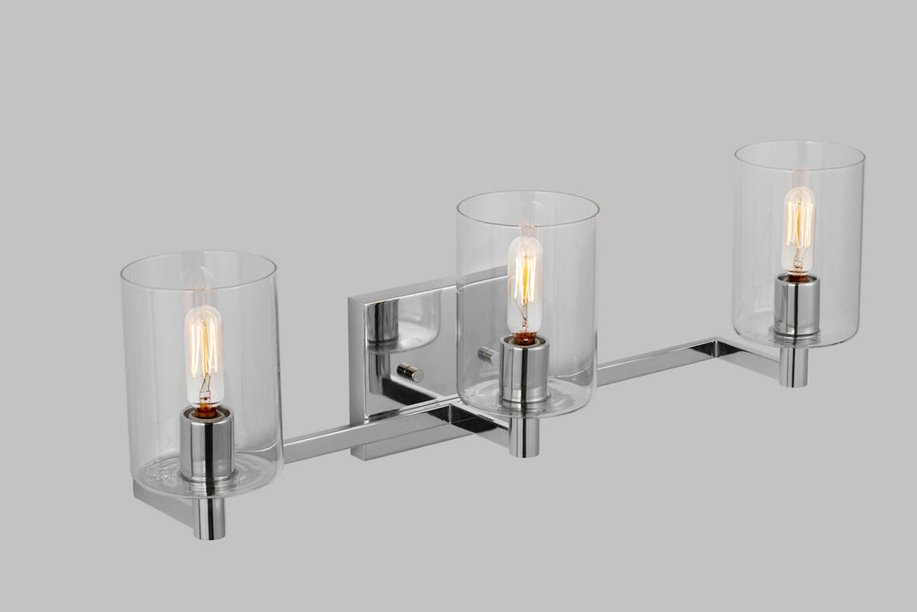 Fullton Three Light Wall / Bath Chrome