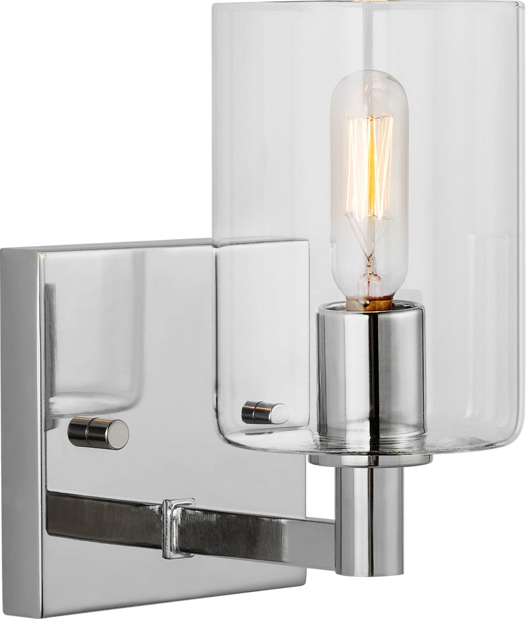 Fullton One Light Wall / Bath Sconce Chrome Bulbs Included