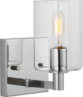 Fullton One Light Wall / Bath Sconce Chrome Bulbs Included