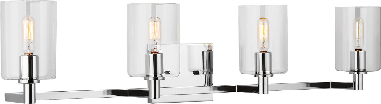 Fullton Four Light Wall / Bath Chrome