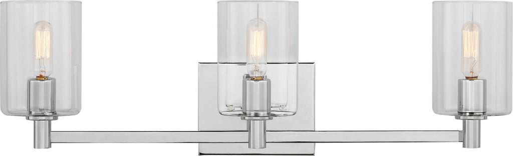 Fullton Three Light Wall / Bath Satin Brass Bulbs Included