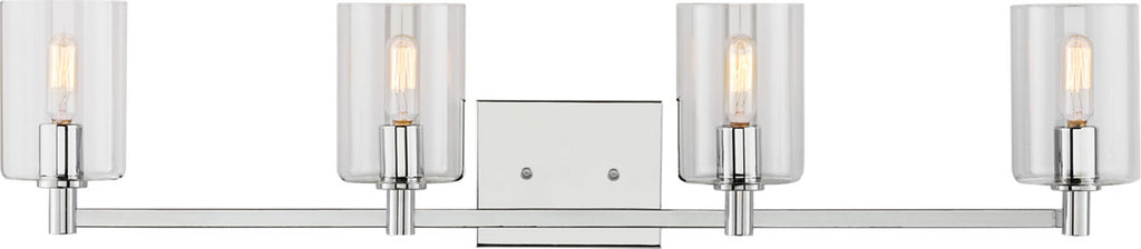 Fullton Four Light Wall / Bath Chrome Bulbs Included