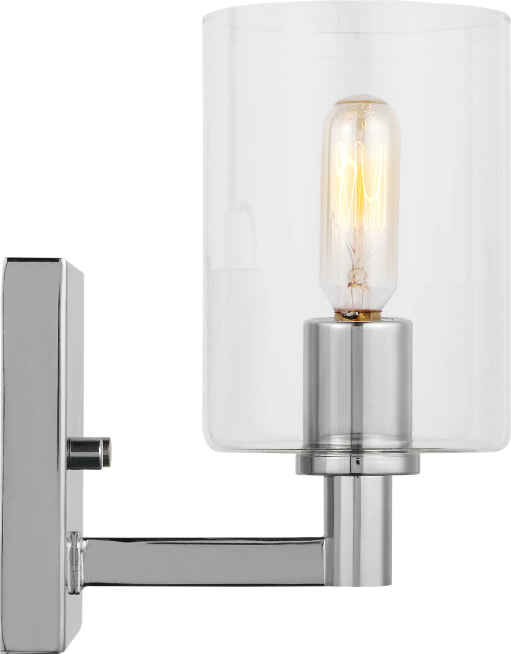 Fullton One Light Wall / Bath Sconce Chrome Bulbs Included