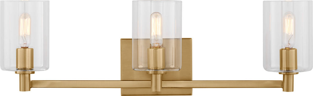 Fullton Three Light Wall / Bath Satin Brass