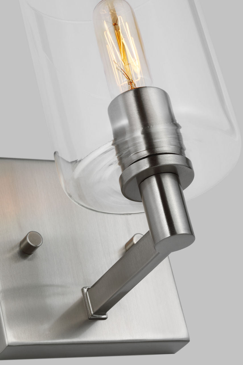 Fullton One Light Wall / Bath Sconce Brushed Nickel