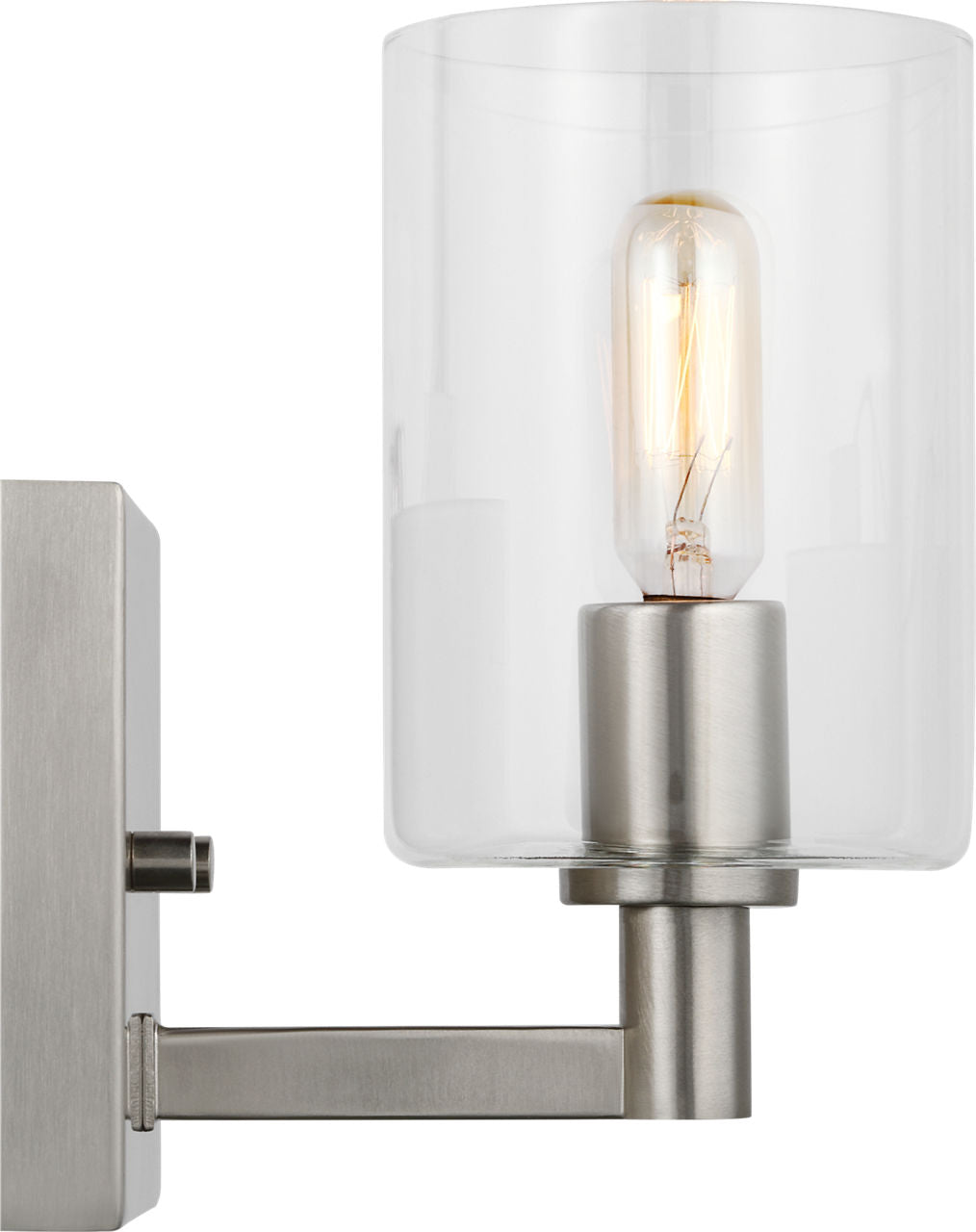 Fullton One Light Wall / Bath Sconce Brushed Nickel Bulbs Included