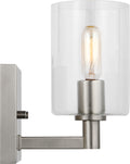 Fullton One Light Wall / Bath Sconce Brushed Nickel Bulbs Included