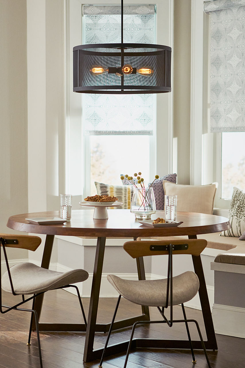Gereon Four Light Pendant | Black