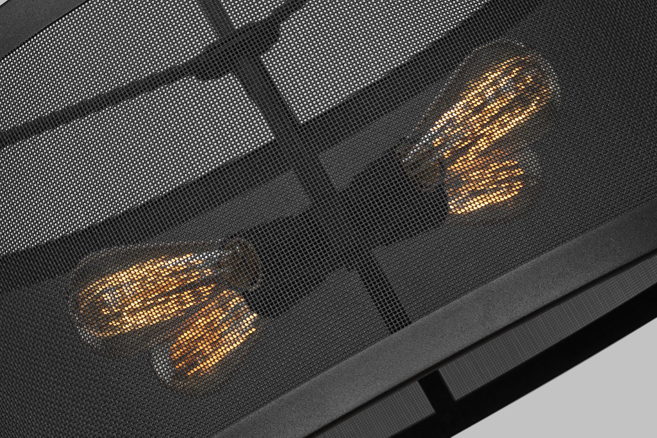 Gereon Four Light Pendant | Black