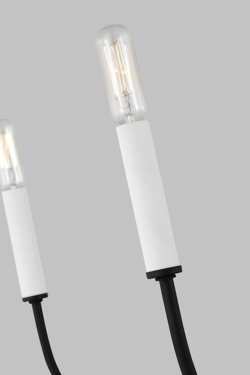 Greenwich 5-Light Chandelier | Midnight Black Bulb(s) Not Included