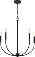Greenwich 5-Light Chandelier | Midnight Black Bulb(s) Included