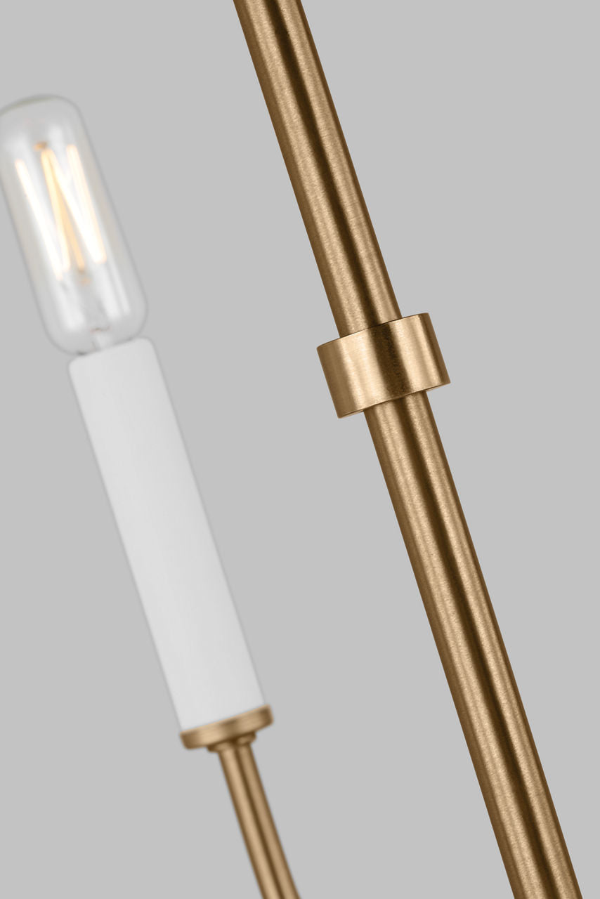 Greenwich 9-Light Chandelier | Satin Brass Bulb(s) Included