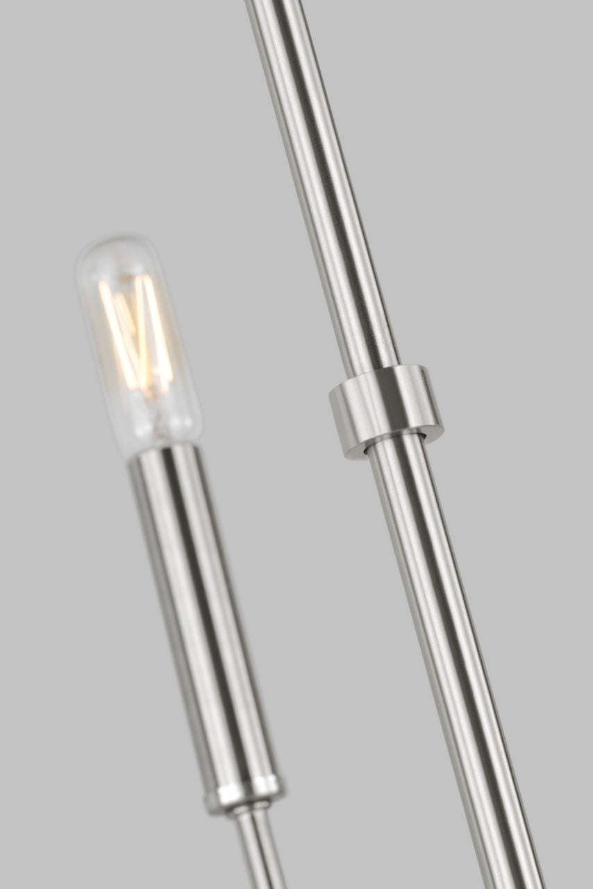 Greenwich 9-Light Chandelier | Brushed Nickel Bulb(s) Not Included