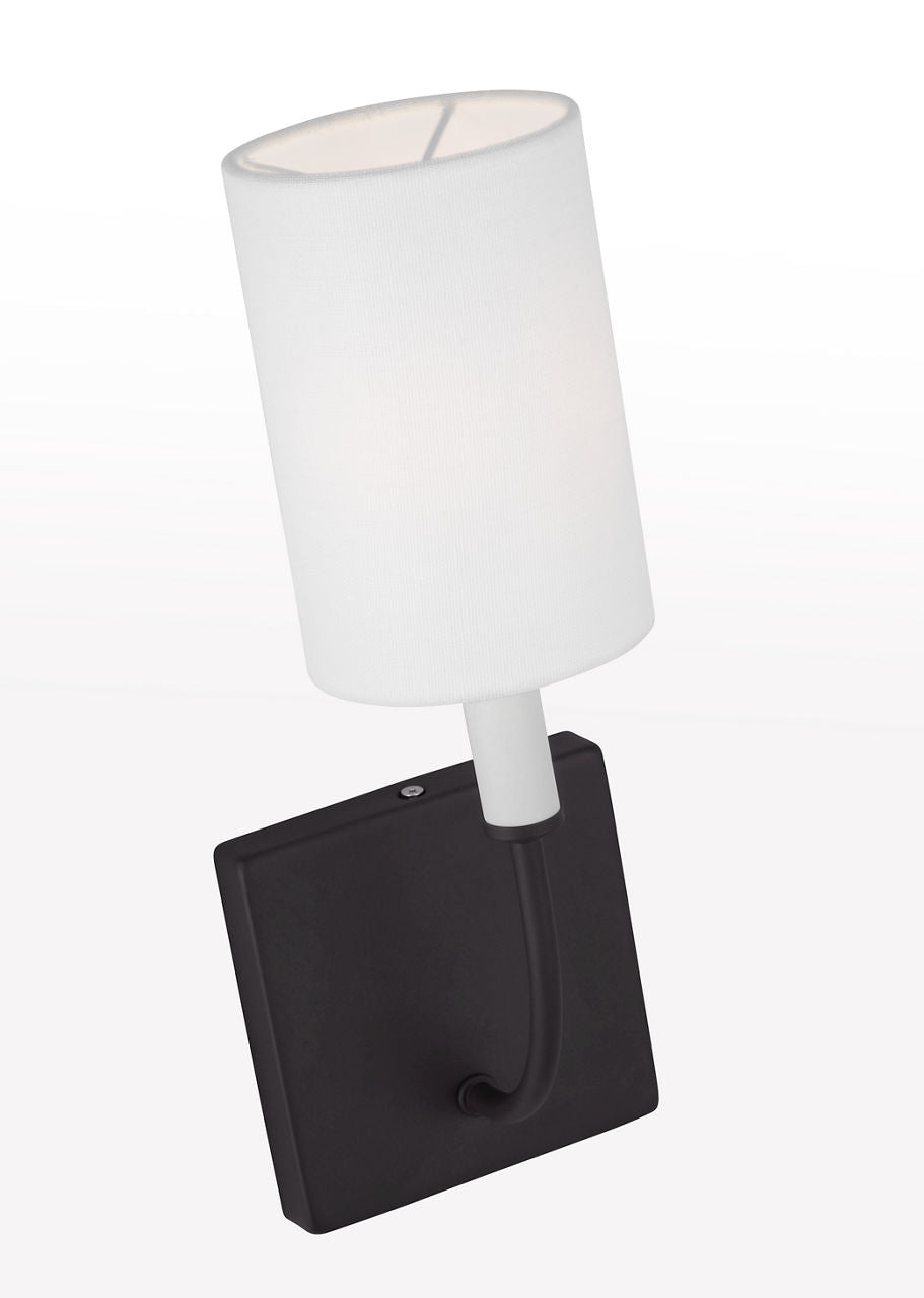 Greenwich 1-Light Sconce | Midnight Black Bulb(s) Included
