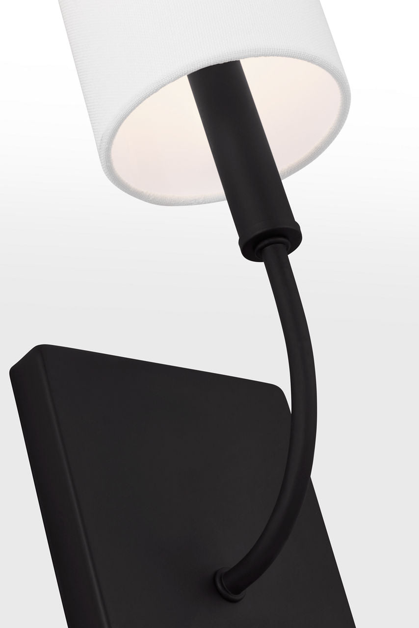 Greenwich 1-Light Sconce | Midnight Black Bulb(s) Not Included