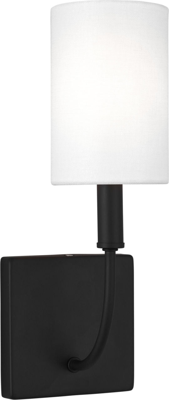 Greenwich 1-Light Sconce | Midnight Black Bulb(s) Included
