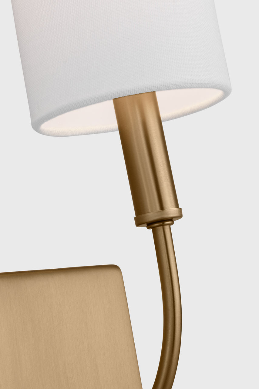 Greenwich 1-Light Sconce | Satin Brass Bulb(s) Included
