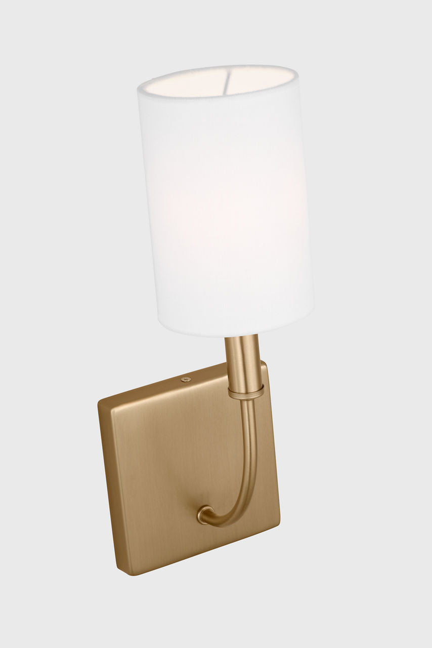 Greenwich 1-Light Sconce | Satin Brass Bulb(s) Not Included