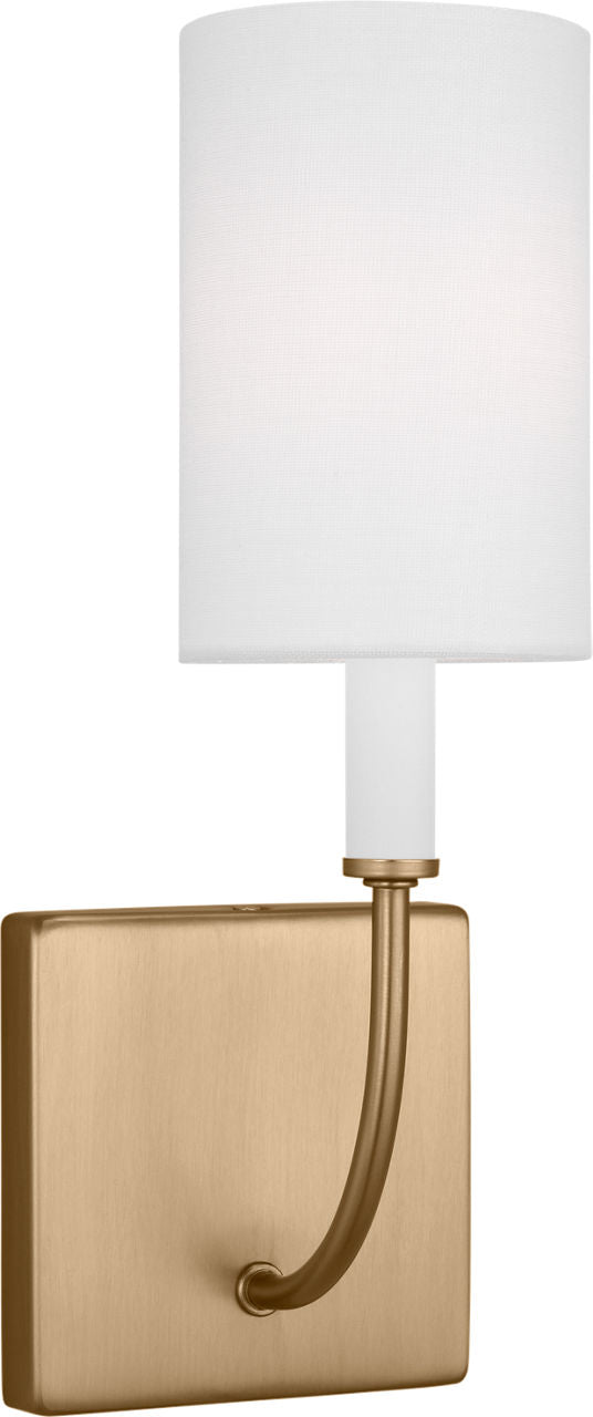 Greenwich 1-Light Sconce | Satin Brass Bulb(s) Included