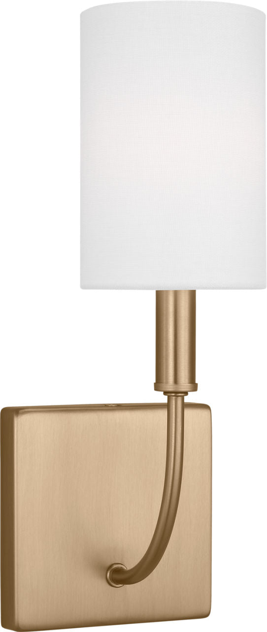 Greenwich 1-Light Sconce | Satin Brass Bulb(s) Not Included