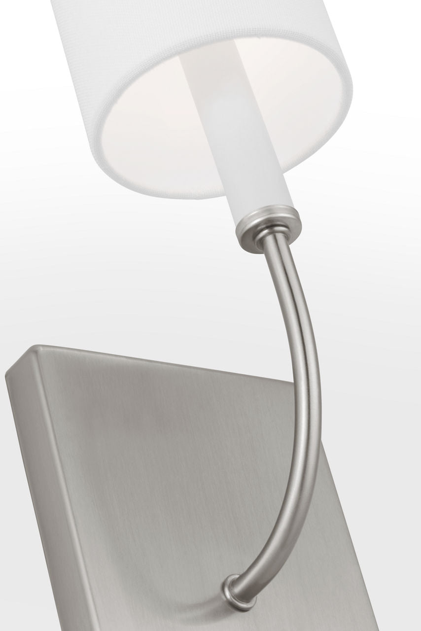 Greenwich 1-Light Sconce | Brushed Nickel Bulb(s) Included