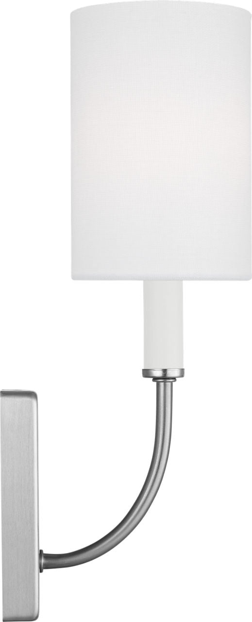 Greenwich 1-Light Sconce | Brushed Nickel Bulb(s) Included