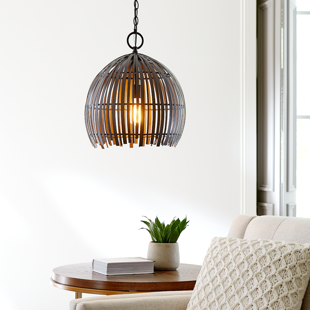 Hanalei Medium Pendant | Midnight Black Bulb(s) Not Included