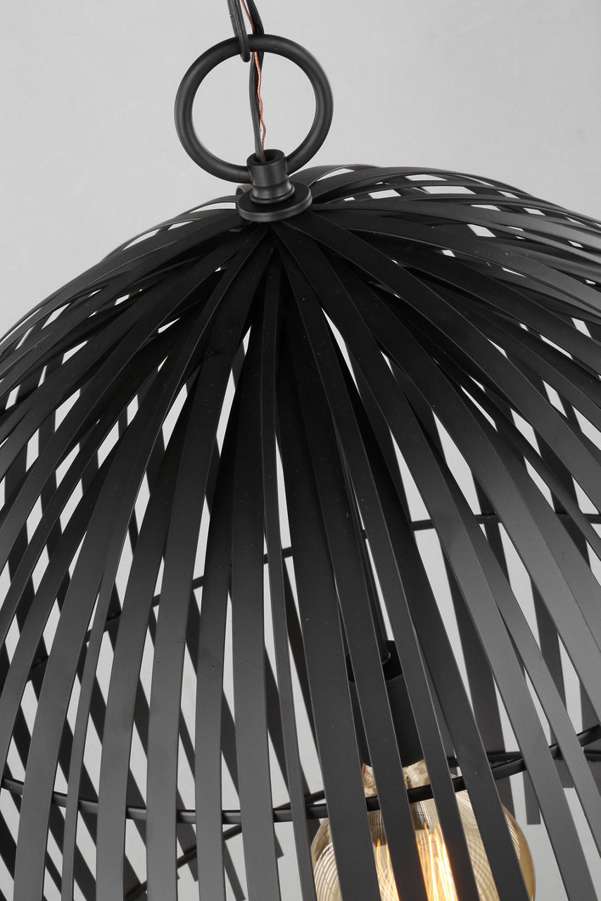 Hanalei Large Pendant | Midnight Black Bulb(s) Not Included