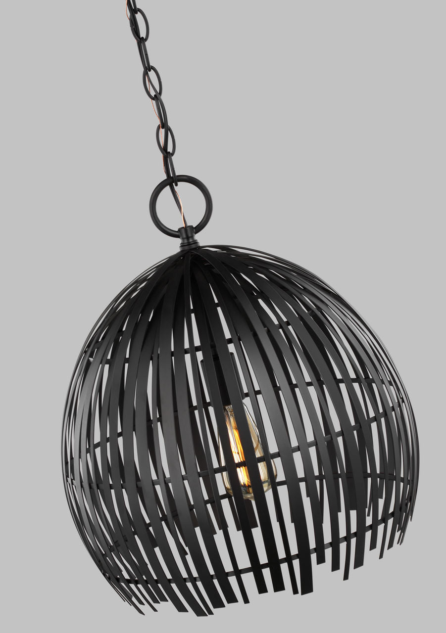 Hanalei Medium Pendant | Midnight Black Bulb(s) Not Included