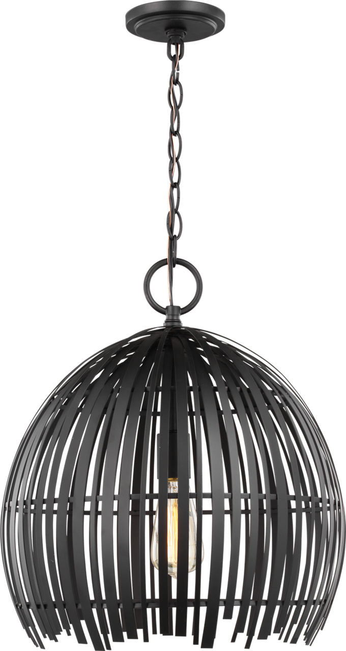 Hanalei Medium Pendant | Midnight Black Bulb(s) Not Included