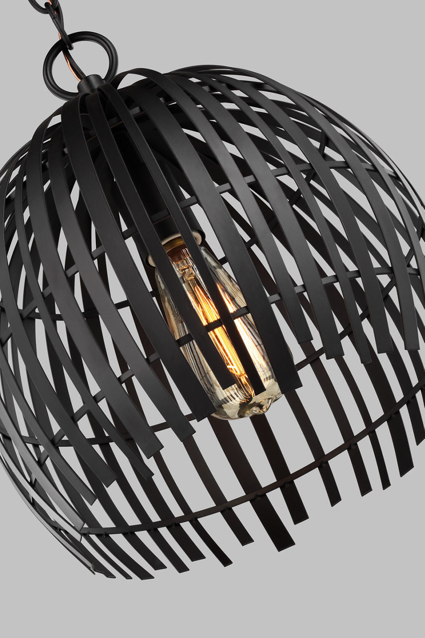 Hanalei Small Pendant | Midnight Black Bulb(s) Not Included