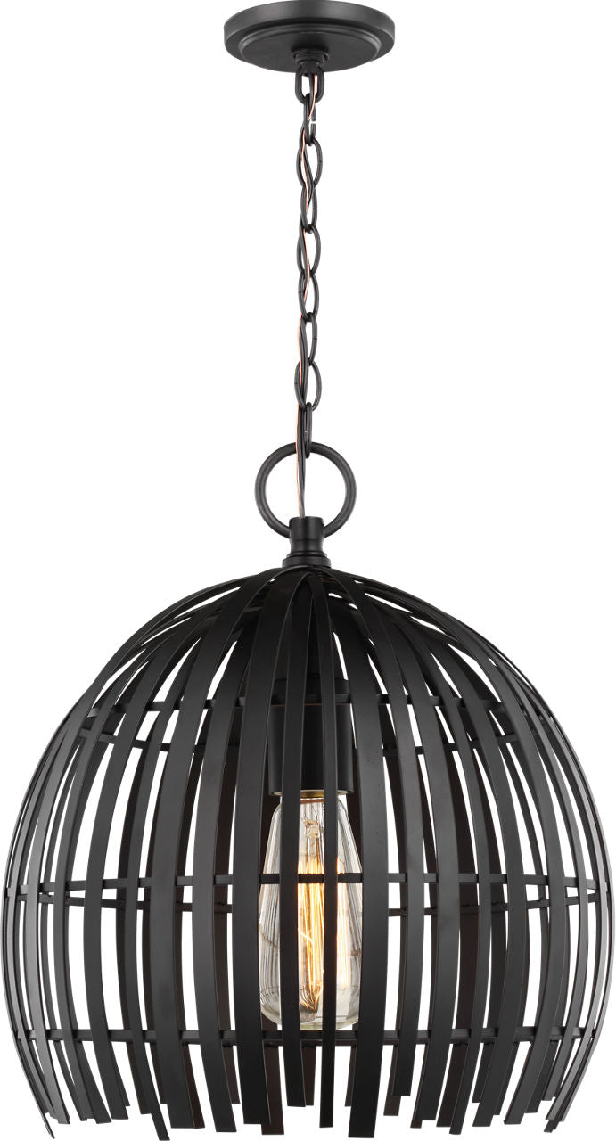 Hanalei Small Pendant | Midnight Black Bulb(s) Not Included