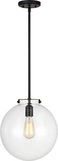 Kate One Light Sphere Pendant Midnight Black