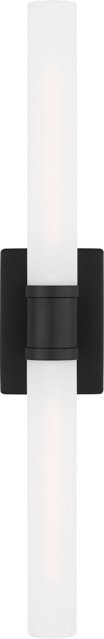 Keaton Large Two Light Wall / Bath Midnight Black