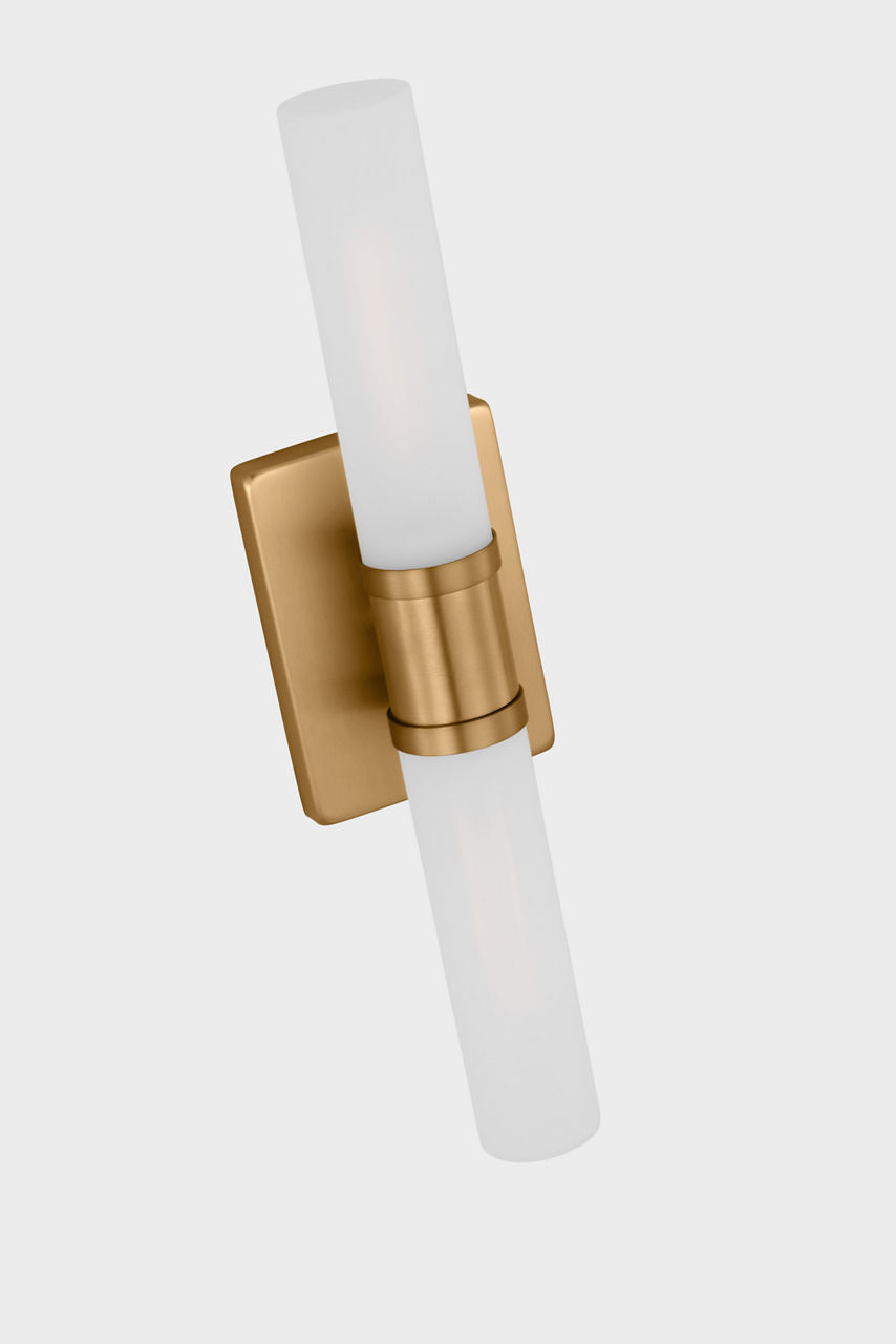 Keaton Medium Two Light Wall / Bath Satin Brass