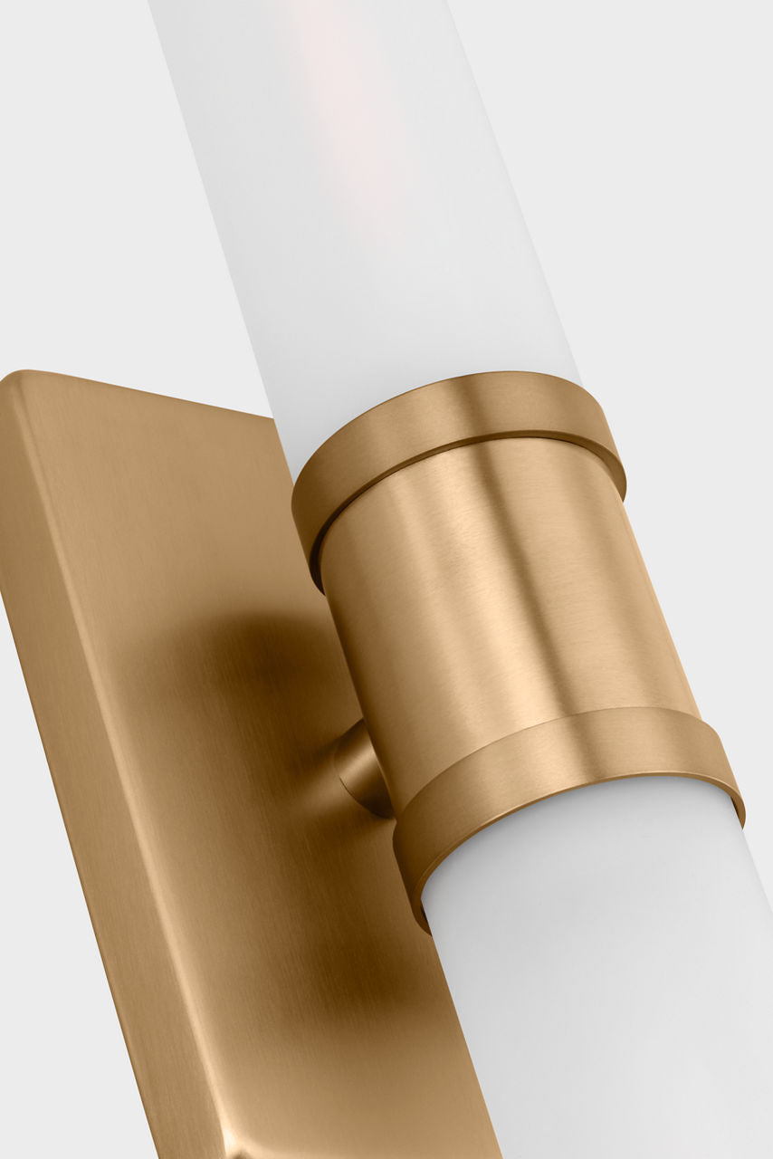Keaton Large Two Light Wall / Bath Satin Brass