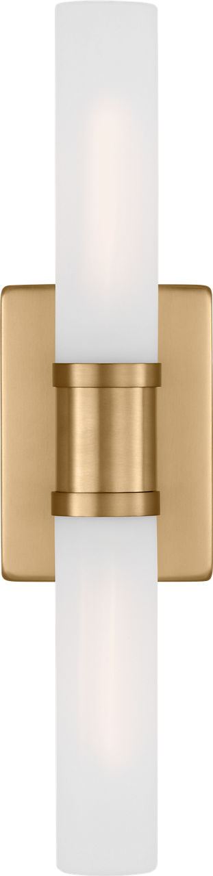 Keaton Medium Two Light Wall / Bath Satin Brass