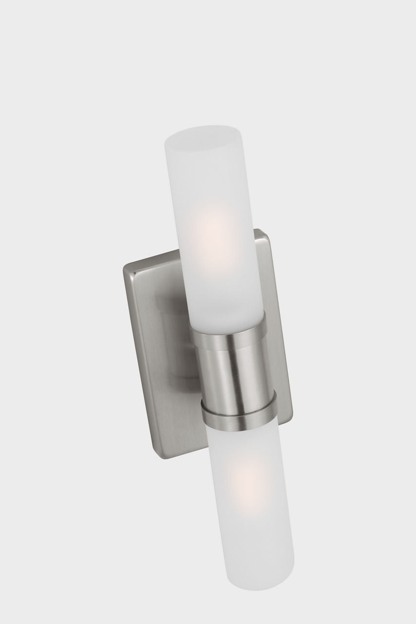 Keaton Small Two Light Wall / Bath Brushed Nickel