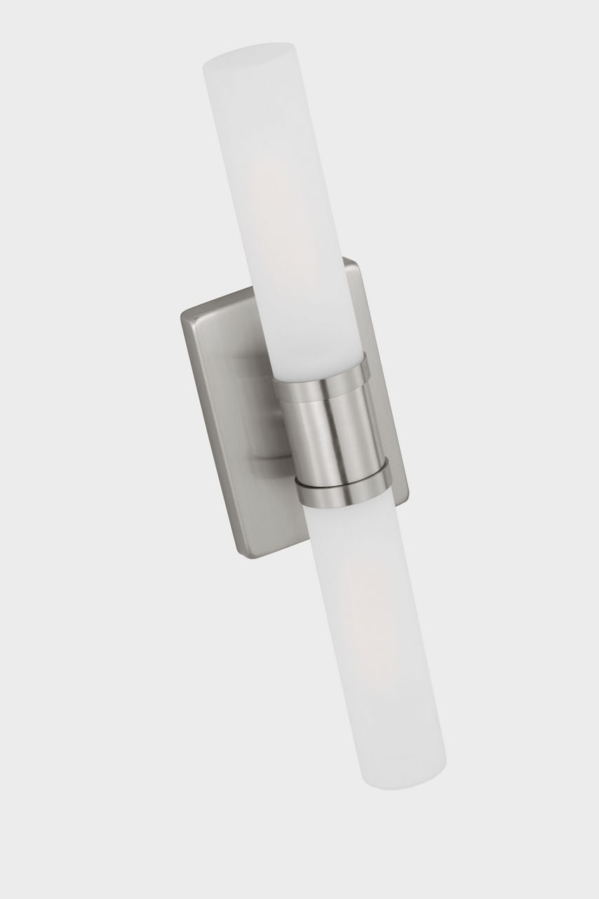 Keaton Medium Two Light Wall / Bath Brushed Nickel