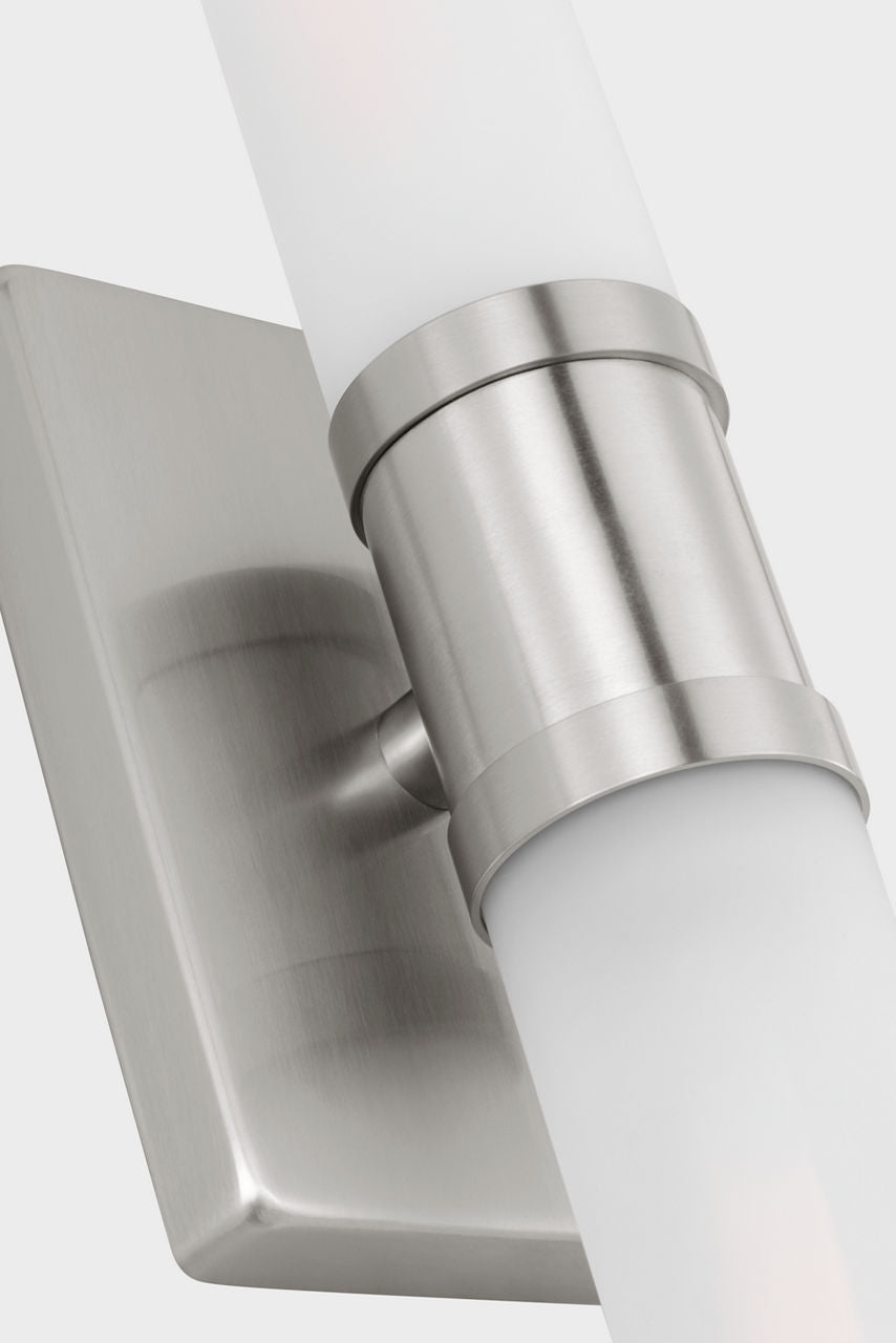 Keaton Large Two Light Wall / Bath Brushed Nickel