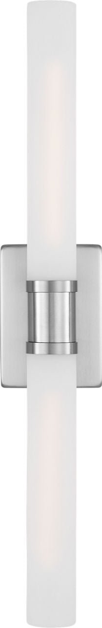 Keaton Large Two Light Wall / Bath Brushed Nickel