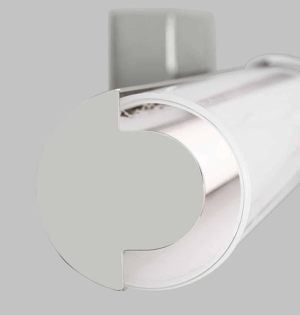 Kiel Large LED Wall / Bath Chrome Bulbs Inc