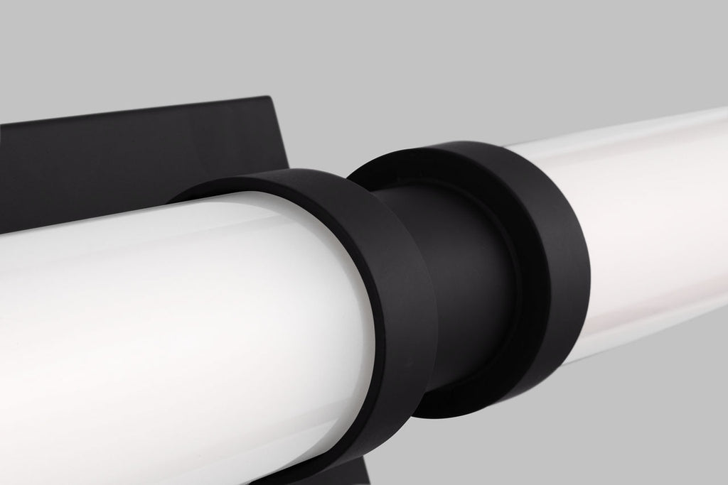 Kiel Medium LED Wall / Bath Midnight Black Bulbs Included