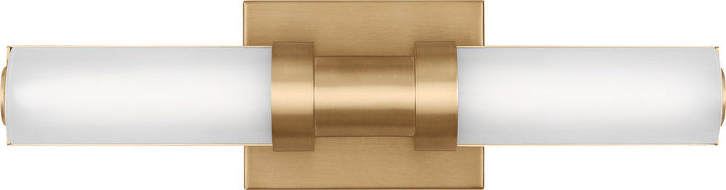 Kiel Small LED Wall / Bath Satin Brass Bulbs Inc