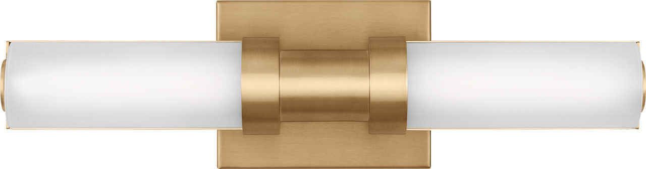 Kiel Small LED Wall / Bath Satin Brass Bulbs Inc