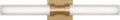 Kiel Medium LED Wall / Bath Satin Brass Bulbs Inc