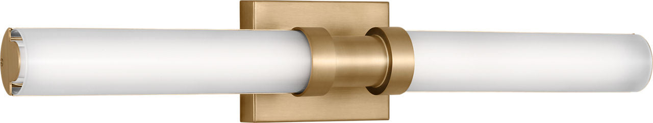 Kiel Medium LED Wall / Bath Satin Brass Bulbs Inc