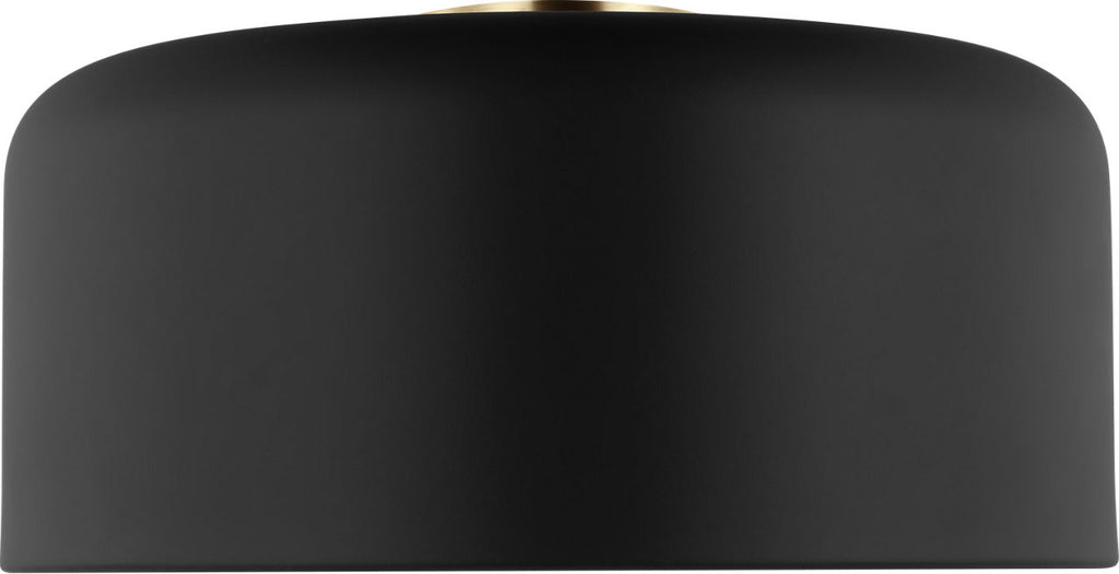 Malone Large Flush Mount Midnight Black