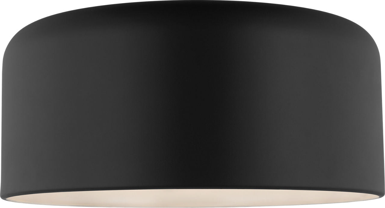 Malone Large Flush Mount Midnight Black